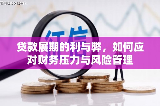 茄萣贷款展期的利与弊，如何应对财务压力与风险管理