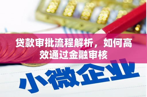 新都贷款审批流程解析，如何高效通过金融审核