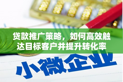 迭部贷款推广策略，如何高效触达目标客户并提升转化率
