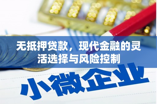 大林无抵押贷款，现代金融的灵活选择与风险控制