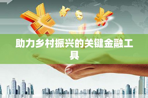 石家庄助力乡村振兴的关键金融工具