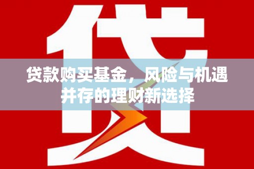 嘉模堂区贷款购买基金，风险与机遇并存的理财新选择