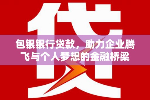 武义县包银银行贷款，助力企业腾飞与个人梦想的金融桥梁
