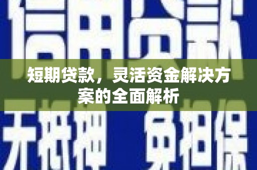 察雅短期贷款，灵活资金解决方案的全面解析
