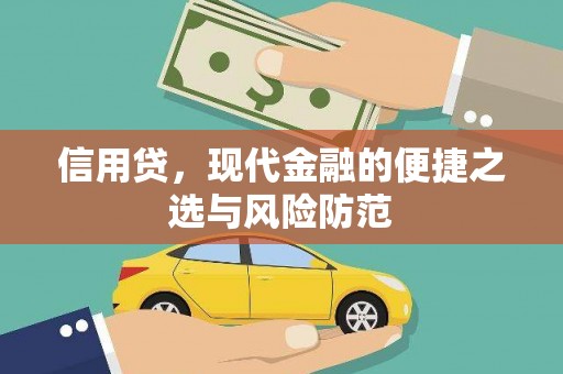 高阳信用贷，现代金融的便捷之选与风险防范